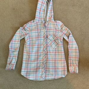 cute pink and blue flannel